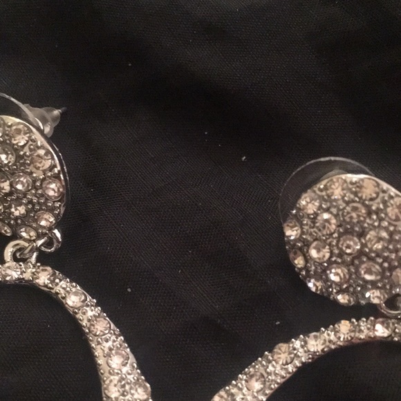 COPY - NWT rhinestone earrings pierced - Picture 4 of 6